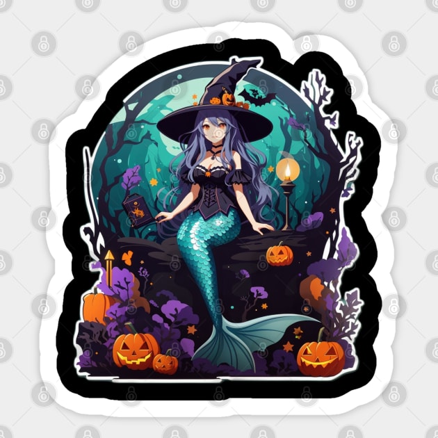 Sea Witch For Halloween Sticker by MGRCLimon